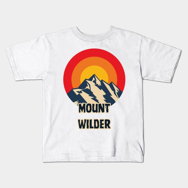 Mount Wilder Kids T-Shirt by Canada Cities